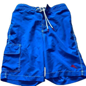 Tommy Bahama Men's Size S Blue Swim Trunks Mesh Lined w/ 4 Pockets w/ 9" Inseam